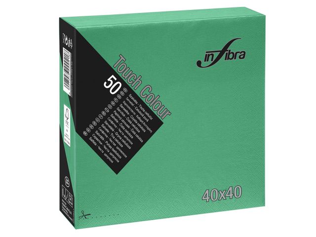 Een 1200 x servettendonker groen 40x40 1/4V 2 Lgs koop je bij ShopXPress