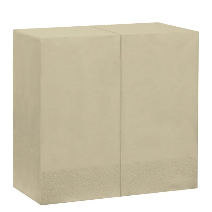 Een 2400 x servetten 33x33 1/8, crème 2 lgs koop je bij ShopXPress