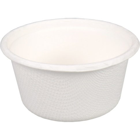 Een 2000 x Depa® Saus cup, bagasse (suikerrietpulp), 55ml, wit koop je bij ShopXPress