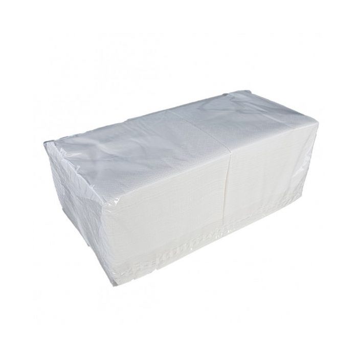 Een 2000 x Servetten wit 32x32cm 2-l. wit koop je bij ShopXPress