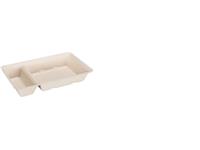 Een Depa® Bak, Bagasse (suikerrietpulp), A20, snackbak, 20.5x12x3.6cm, naturel koop je bij ShopXPress