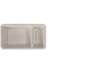 Een Depa® Bak, Bagasse (suikerrietpulp), A23, snackbak, 17x9.5x3cm, naturel koop je bij ShopXPress