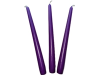 Een 50 x Dinerkaars Gotisch violet 22 X 240 mm koop je bij ShopXPress