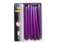 Een 50 x Dinerkaars Gotisch violet 22 X 240 mm koop je bij ShopXPress