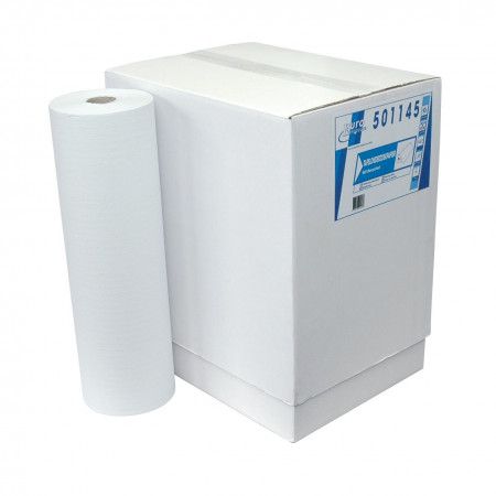 Een Onderzoektafelpapier wit 1 laags 150 mtr x 46 cm, 5 rol p/ds (32) koop je bij ShopXPress