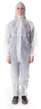 Een 3M beschermende coverall, wit, extra large koop je bij ShopXPress