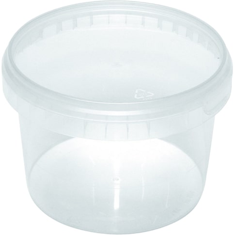 Een Cup, Met deksel, PP, 565ml, Ø 95mm, transparant koop je bij ShopXPress