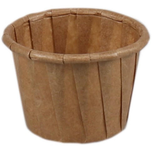 Een Cup, Portiecup, Siliconenpapier, 20ml, 0.75oz, 27mm, bruin 250 ST koop je bij ShopXPress