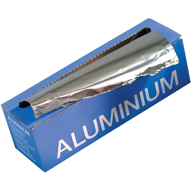 Een ALUMINIUM FOLIE OP ROL 30 cm x 250 mtr 11,5my koop je bij ShopXPress