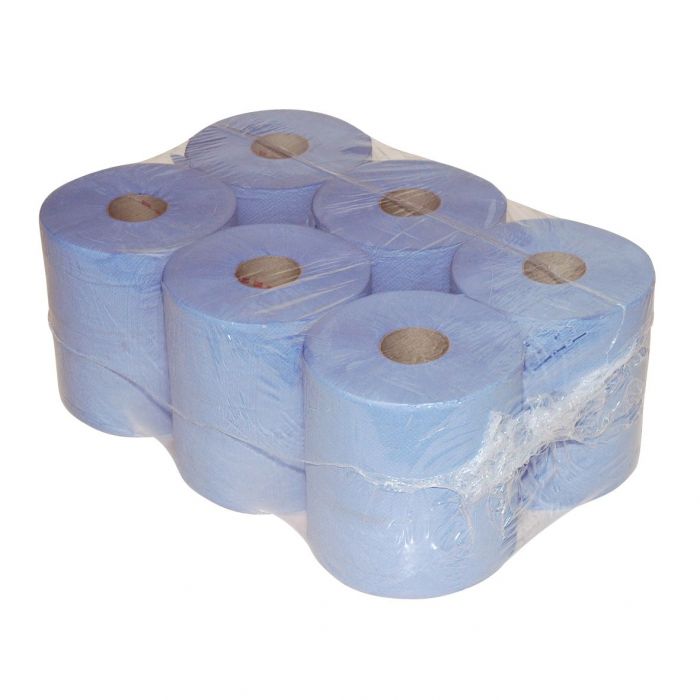 Een 6 x Poetspapier Midi blauw 300 meter cellulose koop je bij ShopXPress