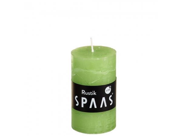 Een Spaas Rustieke cilinderkaars 50/80 mm kalkgroen 12ST koop je bij ShopXPress