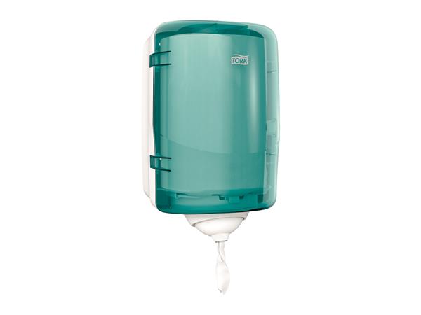 Een Tork Reflex™ Mini Centerfeed Poetspapier Dispenser Kunststof Turquoise M3 koop je bij ShopXPress