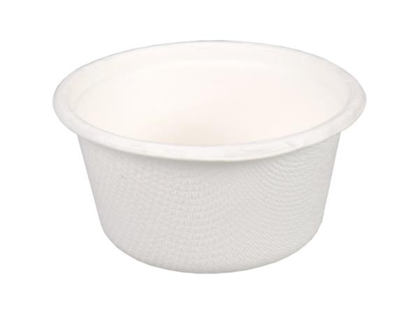 Een 2000 x Depa® Saus cup, bagasse (suikerrietpulp), 55ml, wit koop je bij ShopXPress