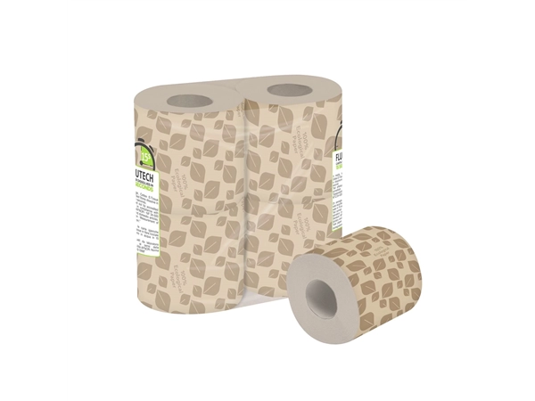 Een E-Tissue toiletpapier 2 laags 180 vel met bandarol, 10 x 4 rollen per pak koop je bij ShopXPress