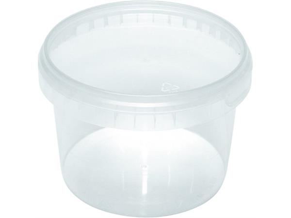 Een Cup, Met deksel, PP, 565ml, Ø 95mm, transparant koop je bij ShopXPress