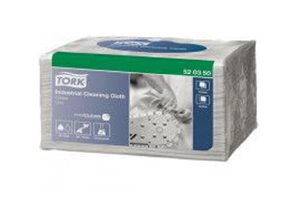 Een Tork premium 520 werkdoek 1-lgs grijs vouw, 32x39cm, doos a 440 doek (520350) koop je bij ShopXPress