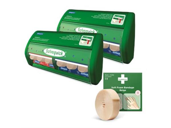 Een ACTIE BOOMGAARD: 2 x pleisterautomaat (ref. 33501) + GRATIS 1 x zelfklevend schuimverband (ref. 33310) koop je bij ShopXPress