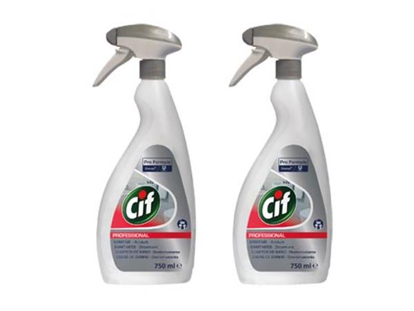 Een ACTIE Cif: 1 x sanitairreiniger 750 ml (ref. 7522864) + GRATIS 1 x sanitairreiniger 750 ml (ref. 7522864) koop je bij ShopXPress