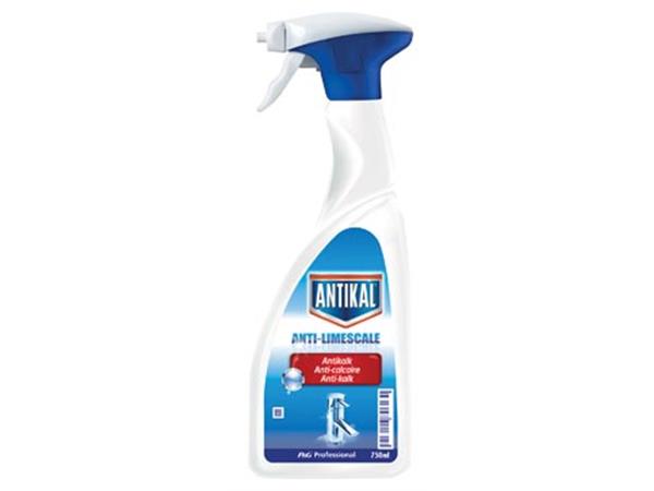 Een Antikal antikalk spray, flacon van 750 ml koop je bij ShopXPress