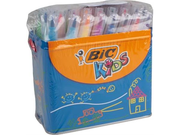 Een Bic Kids penseelstift Visaquarelle, etui van 48 stuks koop je bij ShopXPress