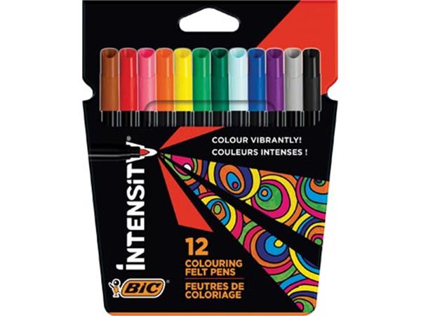 Een Bic viltstift Intensity Up, etui van 12 stuks koop je bij ShopXPress