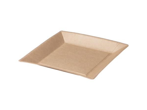 Een Biodore bord karton kraft 18x18cm FSC koop je bij ShopXPress