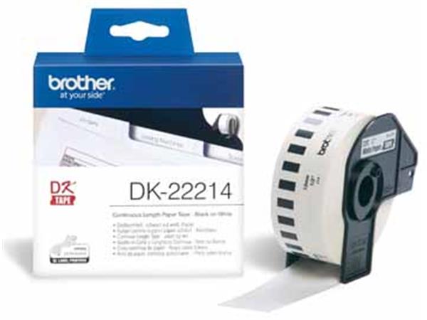 Een Brother doorlopende labelrol voor QL, ft 12 mm x 30,48 m, papier koop je bij ShopXPress