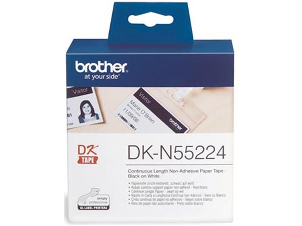 Een Brother doorlopende labelrol voor QL, ft 62 mm x 30,48 m, papier, niet klevend koop je bij ShopXPress