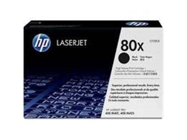 Een HP toner 80X, 6 900 pagina's, OEM CF280X, zwart koop je bij ShopXPress