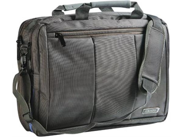 Een Cristo Portable laptoptas voor 15 inch laptops, 2-in-1, antraciet koop je bij ShopXPress