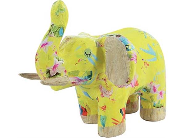 Een Décopatch olifant, papier-maché koop je bij ShopXPress