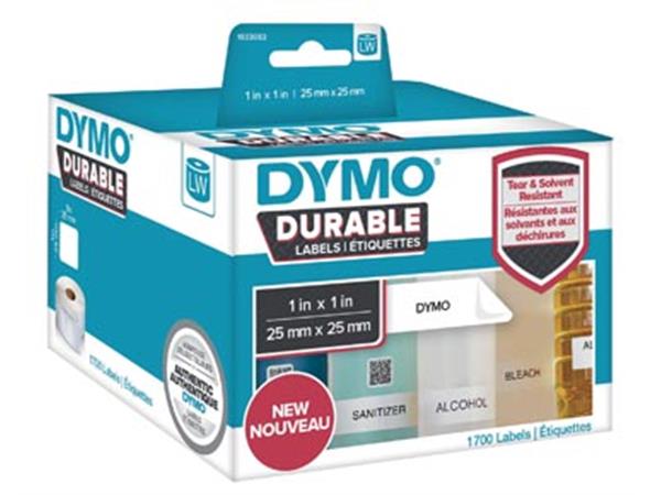 Een Dymo duurzame etiketten LabelWriter ft 25 x 25 mm, 1700 etiketten koop je bij ShopXPress