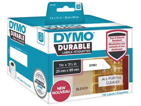 Een Dymo duurzame etiketten LabelWriter ft 25 x 89 mm, 700 etiketten koop je bij ShopXPress