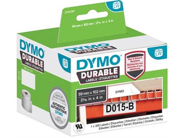 Een Dymo duurzame etiketten LabelWriter ft 59 x 102 mm, 300 etiketten koop je bij ShopXPress