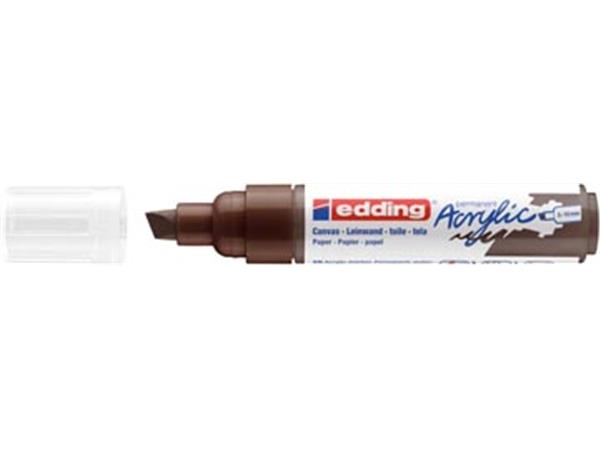 Een Edding Acrylic marker breed chocoladebruin koop je bij ShopXPress