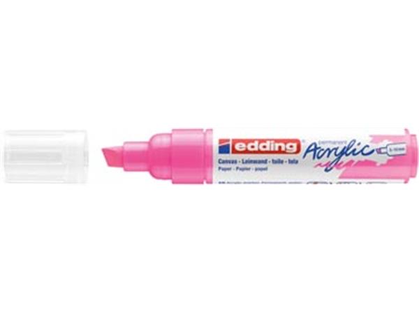 Een Edding Acrylic marker breed neonroze koop je bij ShopXPress