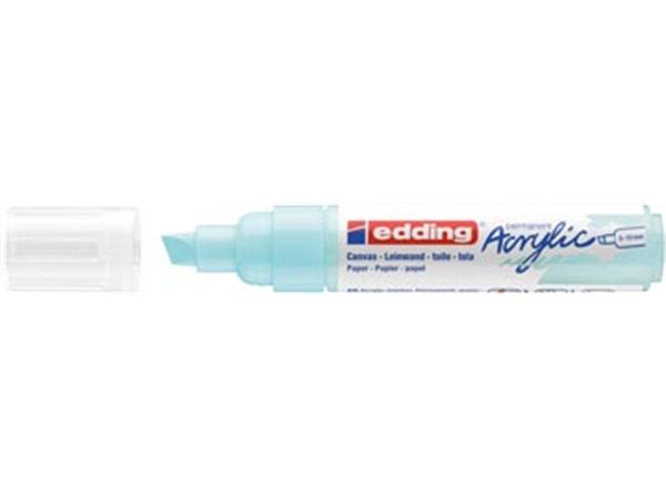 Een Edding Acrylic marker breed pastelblauw koop je bij ShopXPress