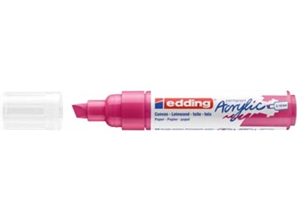 Een Edding Acrylic marker breed telemagenta koop je bij ShopXPress