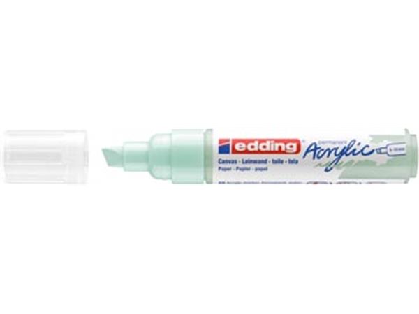 Een Edding Acrylic marker breed zacht mint koop je bij ShopXPress