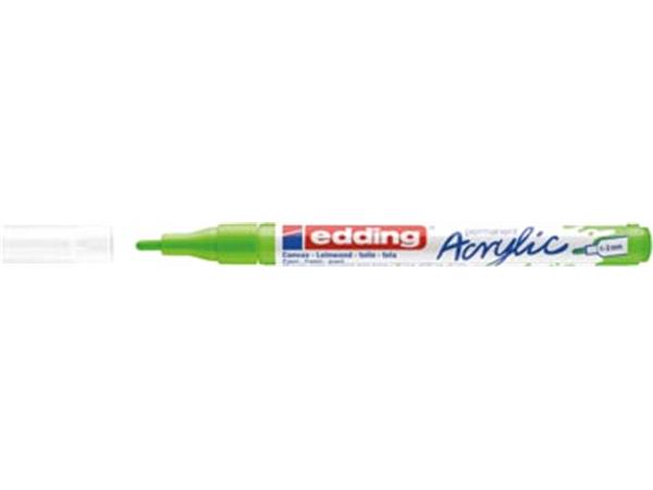 Een Edding Acrylic marker fijn geelgroen koop je bij ShopXPress