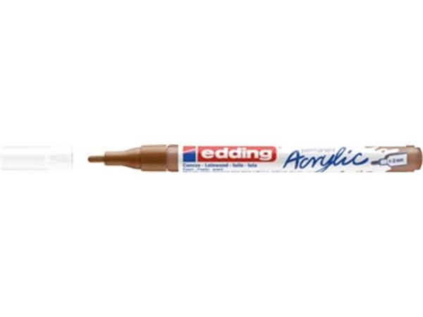 Een Edding Acrylic marker fijn hazelnoot koop je bij ShopXPress