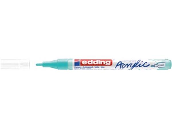 Een Edding Acrylic marker fijn opulent turquois koop je bij ShopXPress