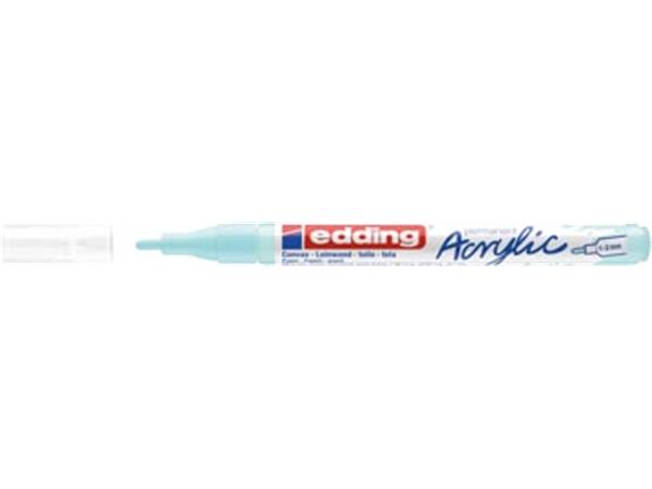 Een Edding Acrylic marker fijn pastelblauw koop je bij ShopXPress