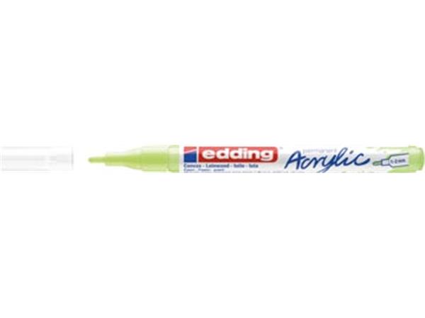 Een Edding Acrylic marker fijn pastelgroen koop je bij ShopXPress