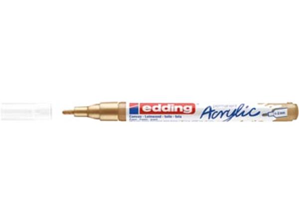 Een Edding Acrylic marker fijn rijkgoud koop je bij ShopXPress