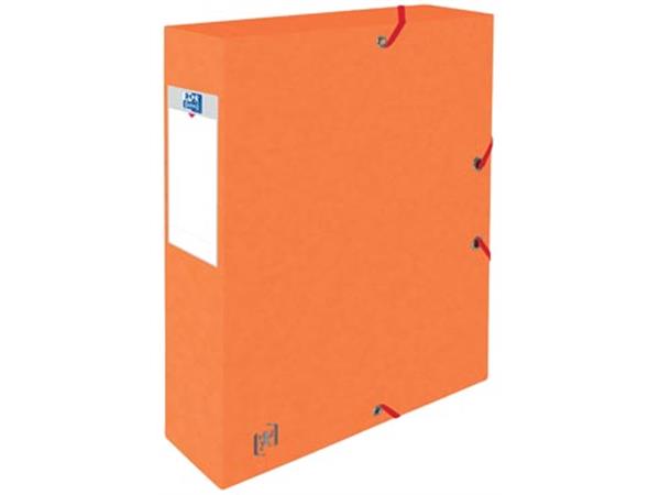 Een Elba elastobox Oxford Top File+ rug van 6 cm, oranje koop je bij ShopXPress