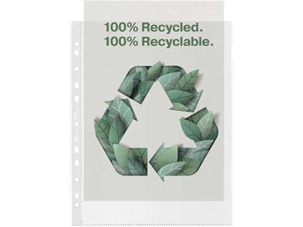 Een Esselte premium geperforeerde showtas, 100 % gerecycleerd, ft A4 maxi, 100 micron, doos van 50 stuks koop je bij ShopXPress