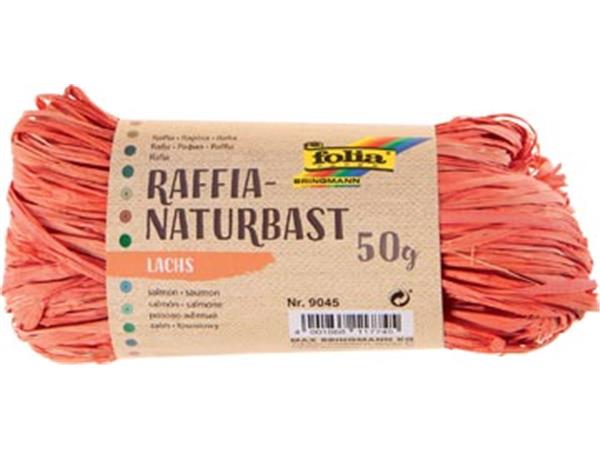 Een Folia raffia zalmroze koop je bij ShopXPress