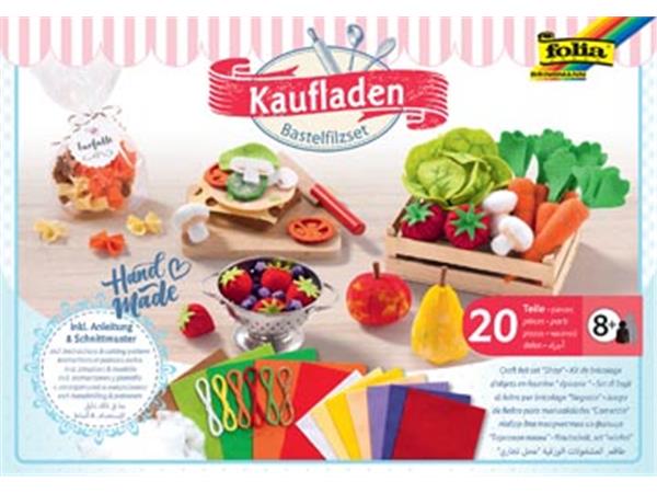 Een Folia vilt craft kit met 20 stuks, Markt koop je bij ShopXPress