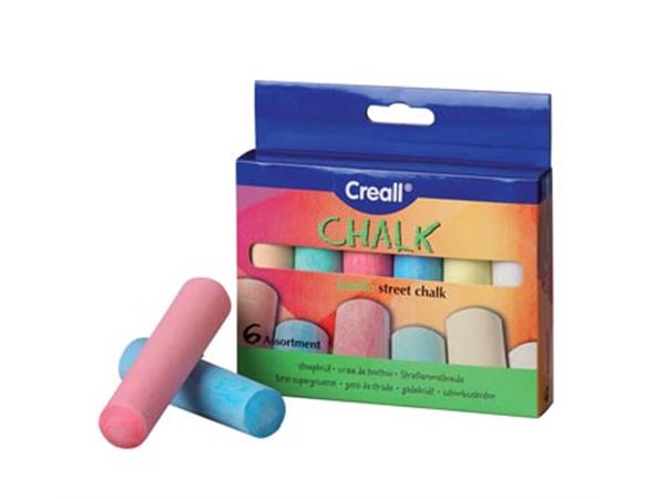 Een Havo stoepkrijt Chalk doos van 6 stuks koop je bij ShopXPress